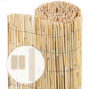 Canisse en roseau renforcée Brise vue naturel avec attaches de fixation 90x600cm - vuunut.com