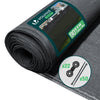 Brise vue occultant en HDPE 90g/m² 1.8x10m avec attaches de fixation anthracite - vuunut.com