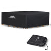 Housse salon de jardin bache de protection 420D 250x250x73cm noire - vuunut.com