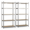 Lot de 2 Etagères de rangement charge lourde robuste à 5 niveaux 90x40x180cm - vuunut.com