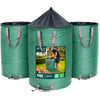 Lot de 3 Sac de Jardin Pop up 170L en Polyéthylène avec Poignées - vuunut.com