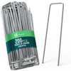 Lot de 200 piquets de fixation pour jardin U 150x30mm en acier galvanise - vuunut.com