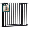 Barriere de securite a pression sans percage Largeur 88-96cm Metal noir - vuunut.com