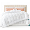 Couette 4 saisons doux 3 en 1 avec rembourrage polyester 500gsm 260x240cm blanc - vuunut.com