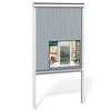 Store moustiquaire pour fenetre enroulable et recoupable en pvc L80 x H130 cm Blanc - vuunut.com