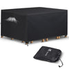 Housse salon de jardin bache de protection 420D 180x120x73cm noire - vuunut.com
