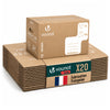 Lot de 20 cartons de demenagement stockage 45L Fabrique en France 50x30x30cm - vuunut.com