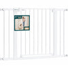Barriere de securite a pression sans percage Largeur 103-110cm Metal blanc - vuunut.com
