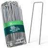 Lot de 150 piquets de fixation pour jardin U 150x30mm en acier galvanise - vuunut.com