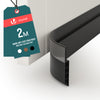 Bas de porte isolant coupe froid 200 cm noir - vuunut.com
