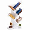 Bibliotheque Arbre etagere a Livres 30x16x60cm Blanc - vuunut.com