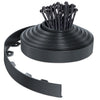 Bordure de jardin PVC flexible 20m avec piquets anthracite - vuunut.com