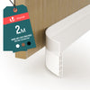 Bas de porte isolant coupe froid 200 cm blanc - vuunut.com