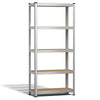 Etagères de rangement charge lourde robuste à 5 niveaux 70x30x150cm - vuunut.com