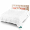 Couette legere doux avec rembourrage polyester 200gsm 260x240cm blanc - vuunut.com