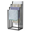 Porte serviettes sur pied autoportant 4 niveaux noir - vuunut.com