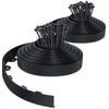 Bordure de jardin PVC flexible 40m avec piquets noir - vuunut.com