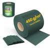 Brise vue occultant PVC 450g/m2 19cm x 70m Vert - vuunut.com