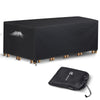Housse salon de jardin bache de protection 420D 242x162x73cm noire - vuunut.com