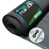 Brise vue occultant en HDPE 90g/m² 1x10m avec attaches de fixation anthracite - vuunut.com