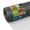 Grillage a maille soude en acier gaine PVC 25mm fil 1mm 1x25m gris - vuunut.com