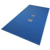 Bache piscine rectangulaire double couche en Polyethylene 160 gr/m2 avec filet ecoulement 4x9m Bleue - vuunut.com