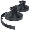 Bordure de jardin PVC flexible 40m avec piquets anthracite - vuunut.com