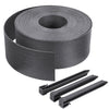 Bordure de jardin PE haute flexible 10M avec piquets gris - vuunut.com