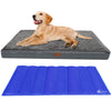 Matelas panier pour chien avec tapis gel rafraichissant amovible 115x80cm - vuunut.com
