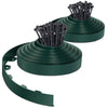 Bordure de jardin PVC flexible 40m avec piquets vert - vuunut.com