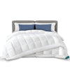 Couette 4 saisons doux 3 en 1 avec rembourrage polyester 500gsm 220x240cm blanc - vuunut.com