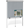 Store moustiquaire pour fenetre enroulable et recoupable en aluminium L130 x H160 cm Blanc - vuunut.com