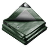 Bâche de Protection en Polyéthylène resistant et impermeable 240g/m² vert et argent 4x8m - vuunut.com