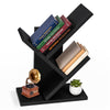 Bibliotheque Arbre etagere a Livres 30x16x40.5cm Noir - vuunut.com