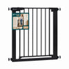 Barriere de securite a pression sans percage Largeur 75-82cm Metal noir - vuunut.com
