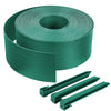 Bordure de jardin PE haute flexible 20M avec piquets vert - vuunut.com