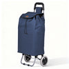 Chariot de courses 2 roues pliable 59L bleu marine - vuunut.com