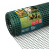 Grillage a maille soude en acier gaine PVC 13mm fil 0.8mm 1x10m vert - vuunut.com