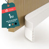 Bas de porte isolant coupe froid 100 cm blanc - vuunut.com