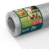 Grillage a maille soude en acier galvanise 13mm fil 0.7mm 1x25m metal - vuunut.com