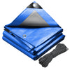 Bâche de Protection en Polyéthylène resistant et impermeable 180g/m² bleu 6x8m - vuunut.com