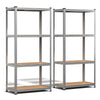 Lot de 2 Etagères de rangement charge lourde robuste à 4 niveaux 80x40x160cm - vuunut.com