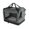 Sac transport pliable chien chat caisse cage portable 60x44x44cm gris - vuunut.com