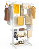 Sechoir a linge etendoir renforce 4 niveaux 125x62x173cm blanc - vuunut.com