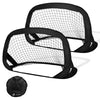 Lot de 2 buts de football pliable pop up 120x80x80cm noir - vuunut.com