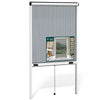 Store moustiquaire pour fenetre enroulable et recoupable en aluminium L100 x H160 cm Blanc - vuunut.com