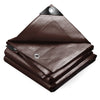 Bâche de Protection en Polyéthylène resistant et impermeable 240g/m² marron 4x8m - vuunut.com