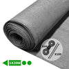 Brise vue occultant en HDPE 150g/m² 1x20m avec attaches de fixation gris - vuunut.com