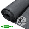Brise vue occultant en HDPE 150g/m² 1x20m avec attaches de fixation anthracite - vuunut.com