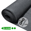 Brise vue occultant en HDPE 150g/m² 1.5x20m avec attaches de fixation anthracite - vuunut.com
